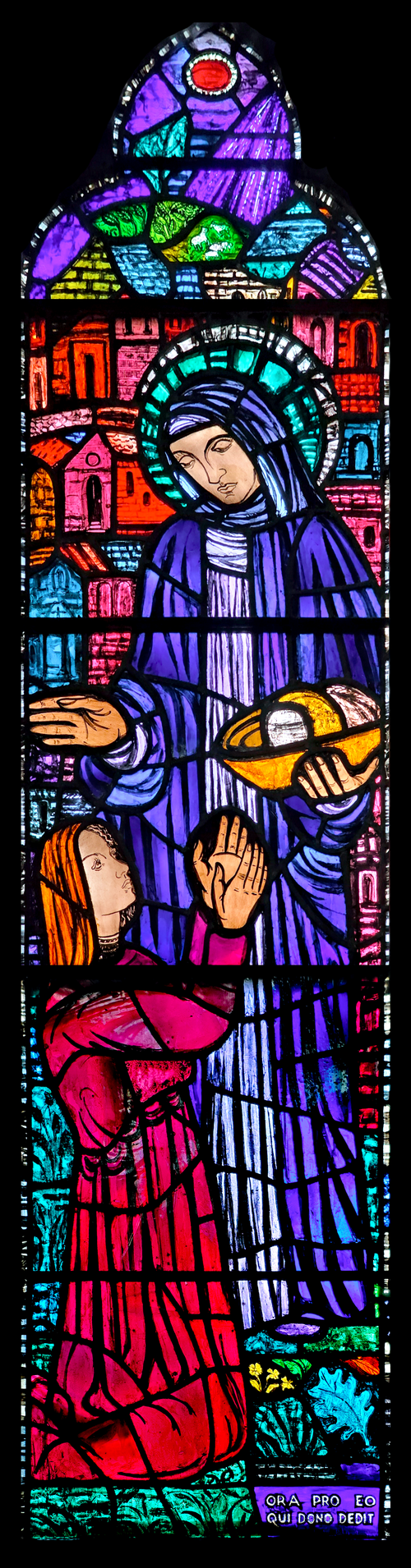 St. Brigid by Evie Hone - St. Brendan's Cathedral, Loughrea.